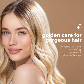 L LUSETA hair care trio with natural ingredients