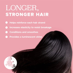 L LUSETA Keratin Hair Oil Serum texture close-up