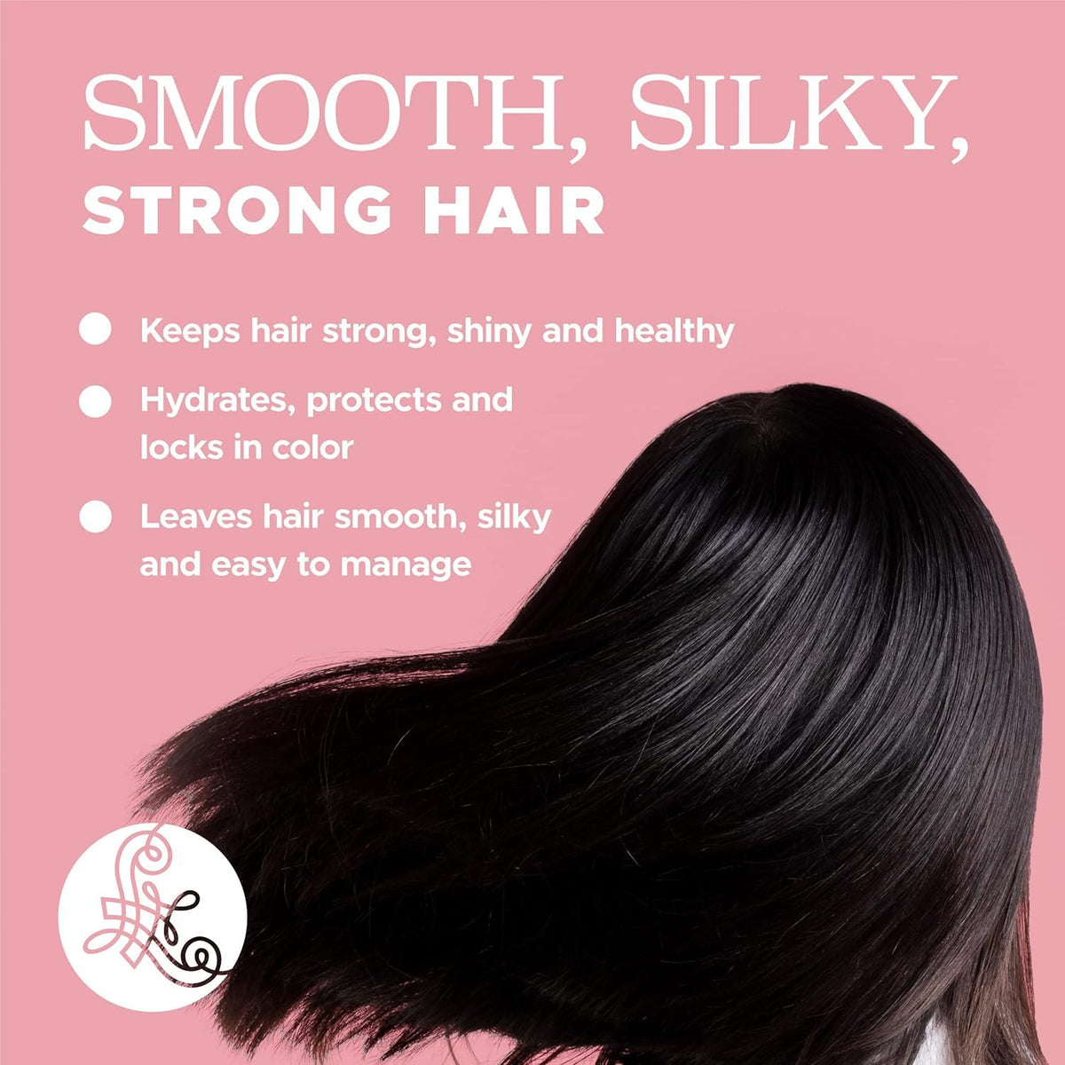 L LUSETA Keratin Shampoo and Conditioner Set lifestyle scene