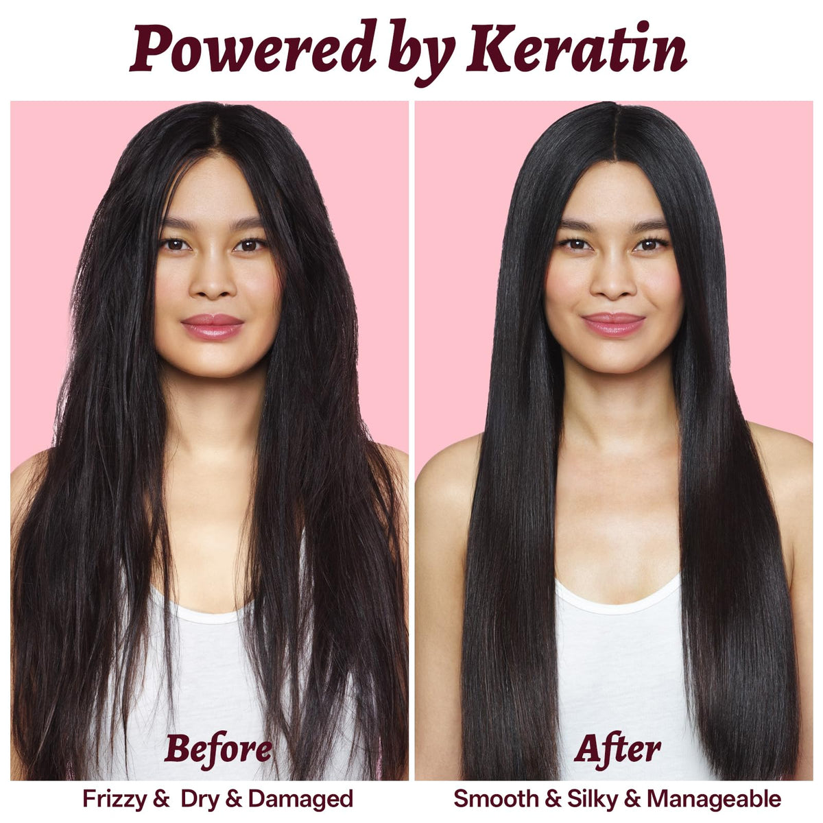 L LUSETA Keratin Shampoo close-up of pump
