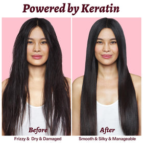 L LUSETA Keratin Shampoo close-up of pump