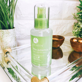 L LUSETA Macadamia Oil Hair Moisture Serum bottle side view
