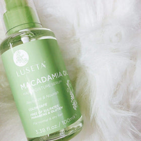 L LUSETA Macadamia Oil Hair Moisture Serum with macadamia nuts