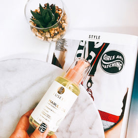 L LUSETA Marula Oil Hair Serum packaging details