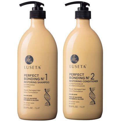 L LUSETA Perfect Bonding Shampoo 33.8 oz front view