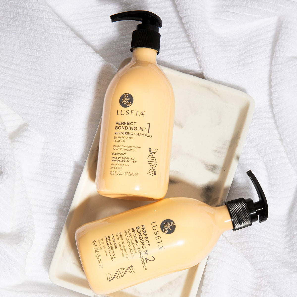 L LUSETA Perfect Bonding Shampoo texture close-up