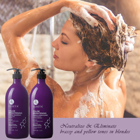L LUSETA Purple Conditioner 33.8oz packaging details