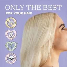 L LUSETA Purple Conditioner packaging with ingredients