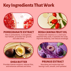 L LUSETA Red Hair Conditioner texture close-up