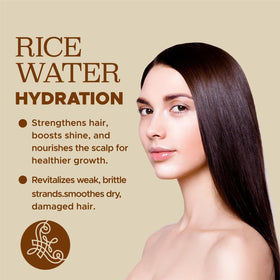 L LUSETA Rice Water Shampoo with ginger root