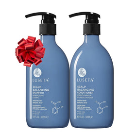 L LUSETA Salicylic Acid Shampoo and Conditioner Set front view