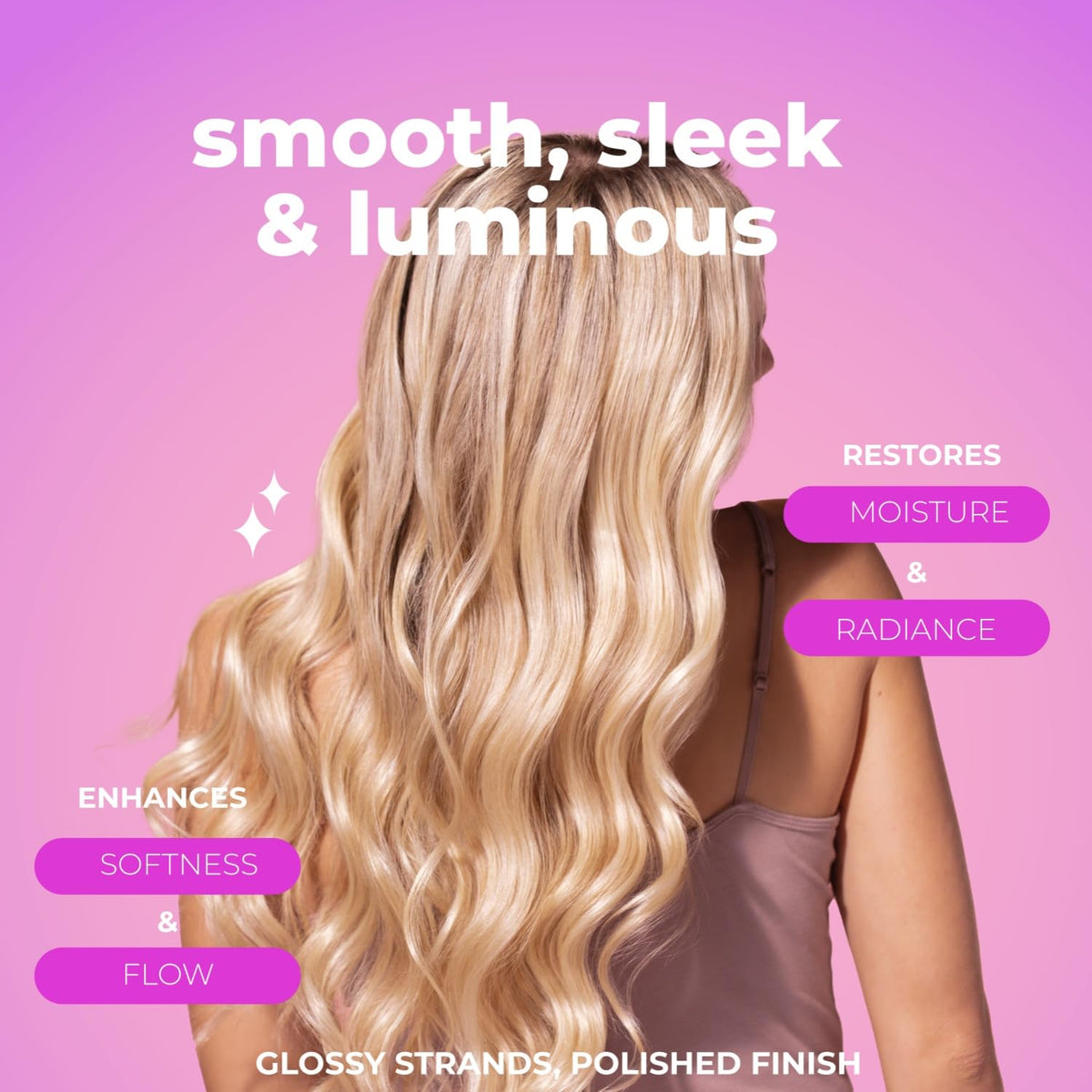 L LUSETA shampoo and conditioner bottles side view