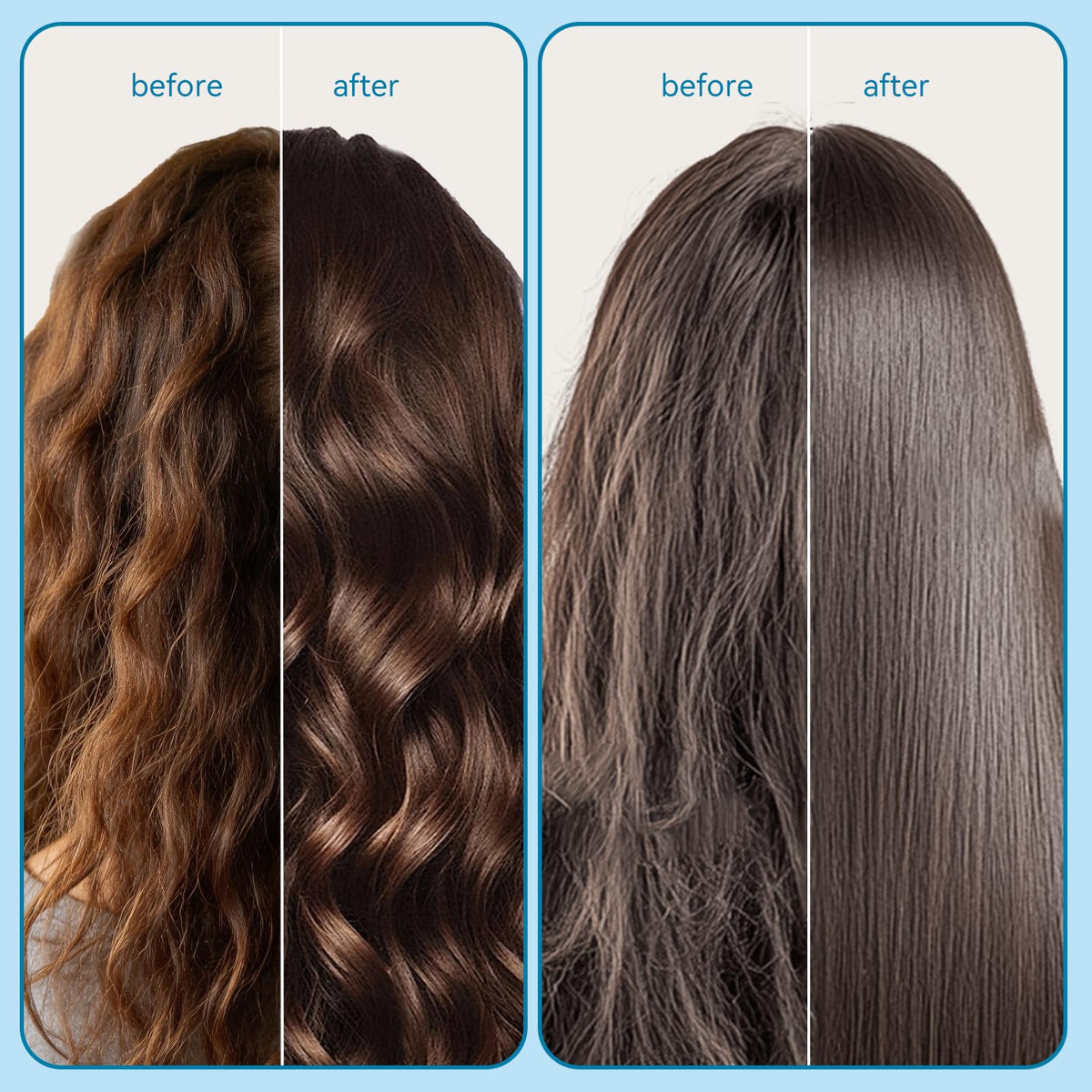L LUSETA shampoo and conditioner in a bathroom setting