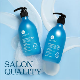 L LUSETA shampoo and conditioner set with natural ingredients