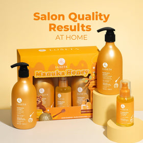 L LUSETA shampoo bottle from Manuka Honey set
