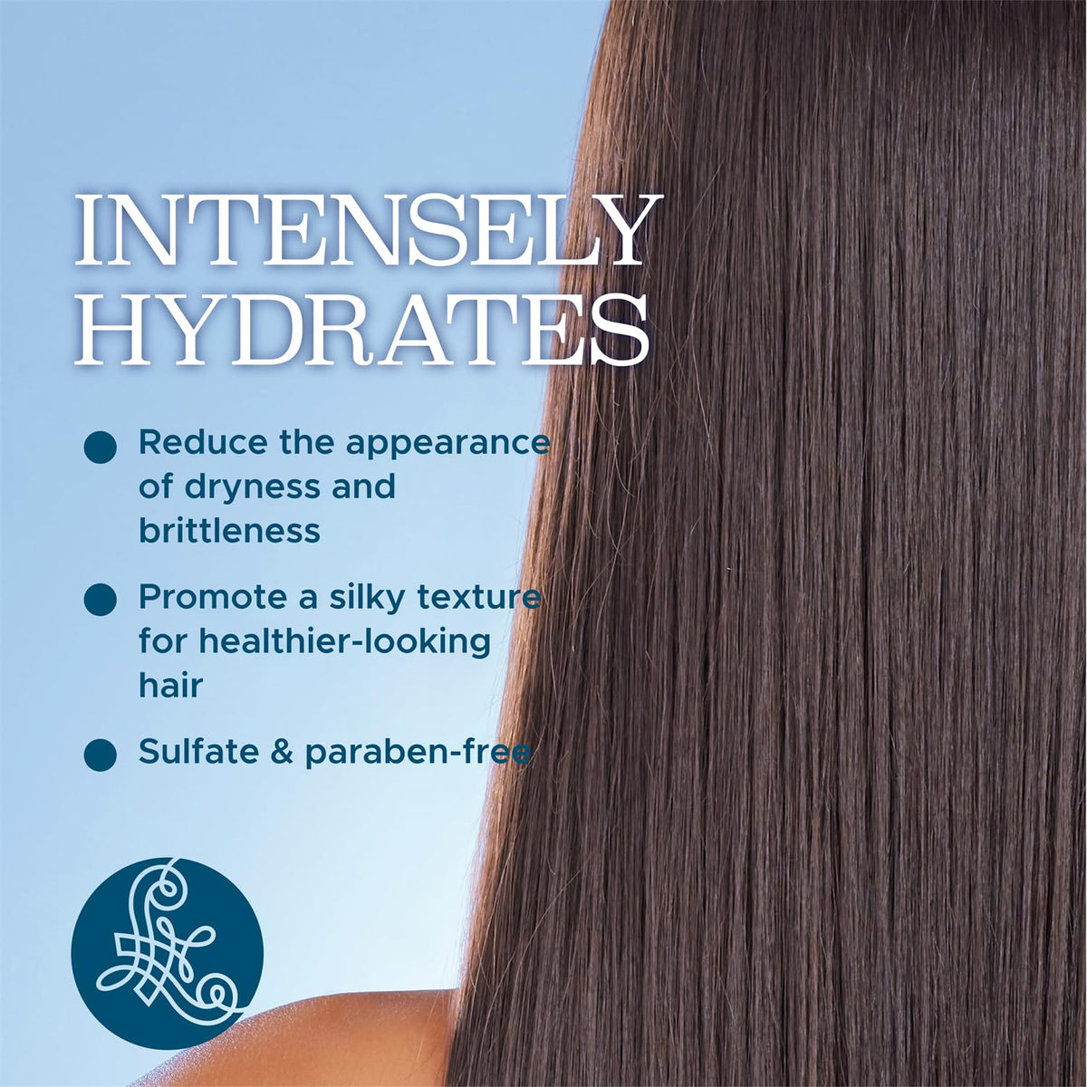 L LUSETA shampoo bottle with hyaluronic acid label