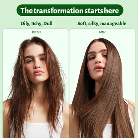 L LUSETA Tea Tree Mint Shampoo texture close-up