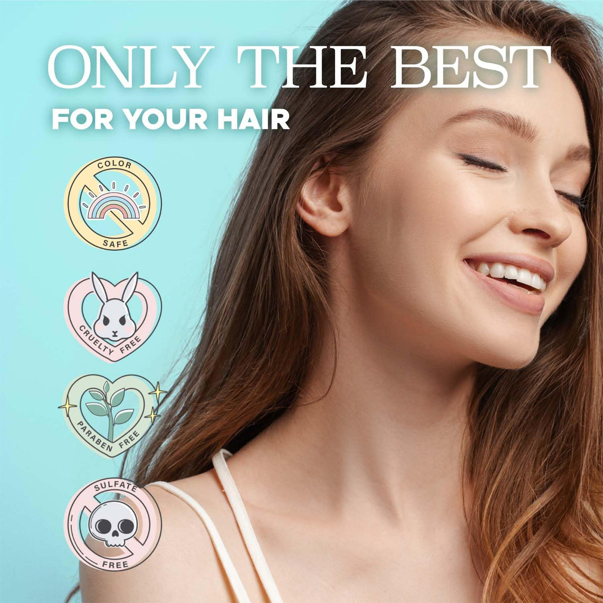 L LUSETA Thickening Shampoo and Conditioner Set packaging
