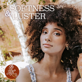 L LUSETA Turmeric Collagen Hair Serum showing texture