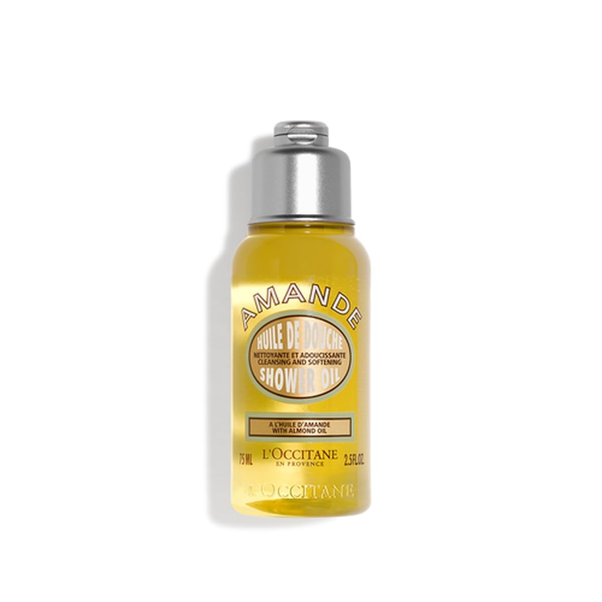 L'OCCITANE Almond Shower Oil 2.50 fl oz front view