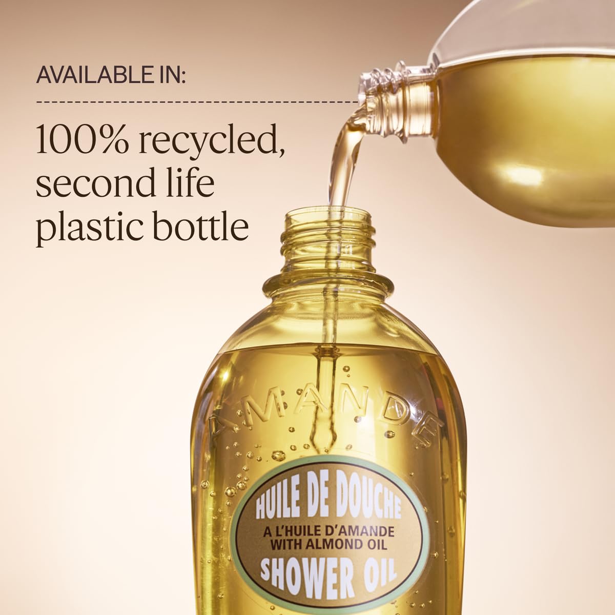 L'OCCITANE Almond Shower Oil packaging details