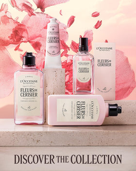 L'OCCITANE Cherry Blossom Hand Cream 2.6 oz lifestyle use