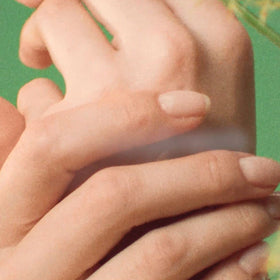 L'OCCITANE Moisturizing Verbena Cooling Hand Cream Gel with verbena leaves