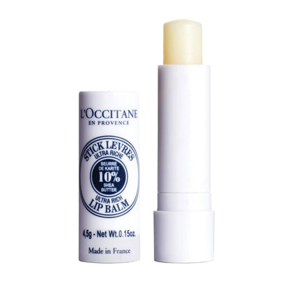 L'OCCITANE Organic Shea Butter Lip Balm Stick front view