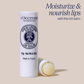 L'OCCITANE Organic Shea Butter Lip Balm Stick packaging