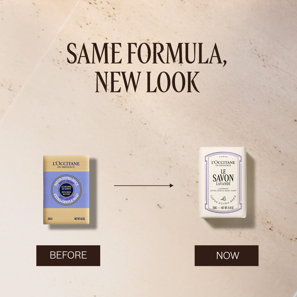 L'OCCITANE Shea Butter Lavender Soap packaging