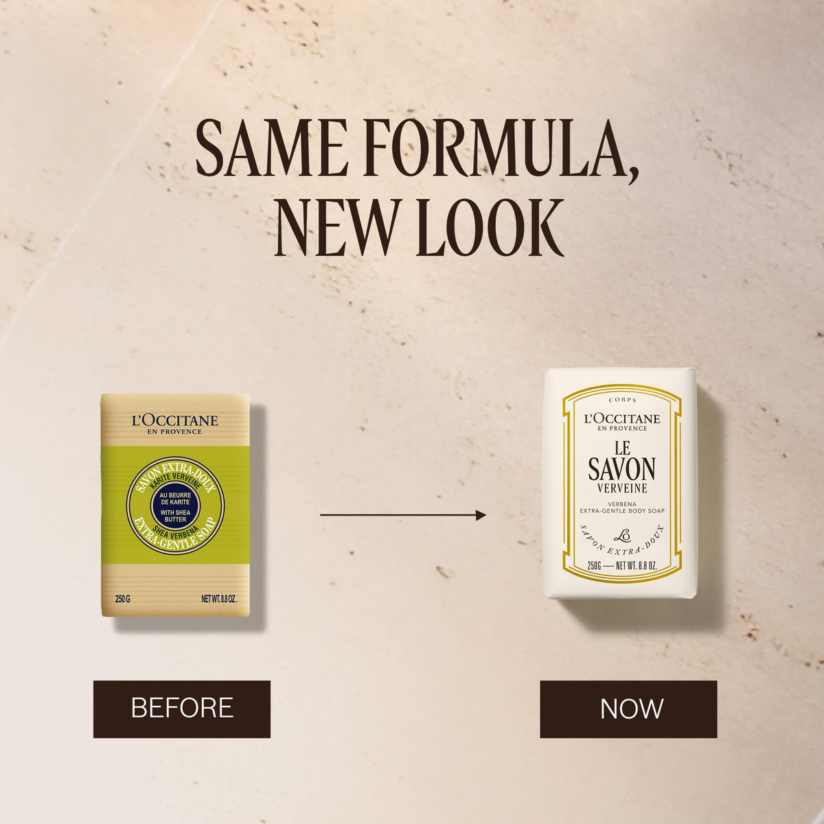 L'OCCITANE Shea Butter Soap Bar with Verbena notes