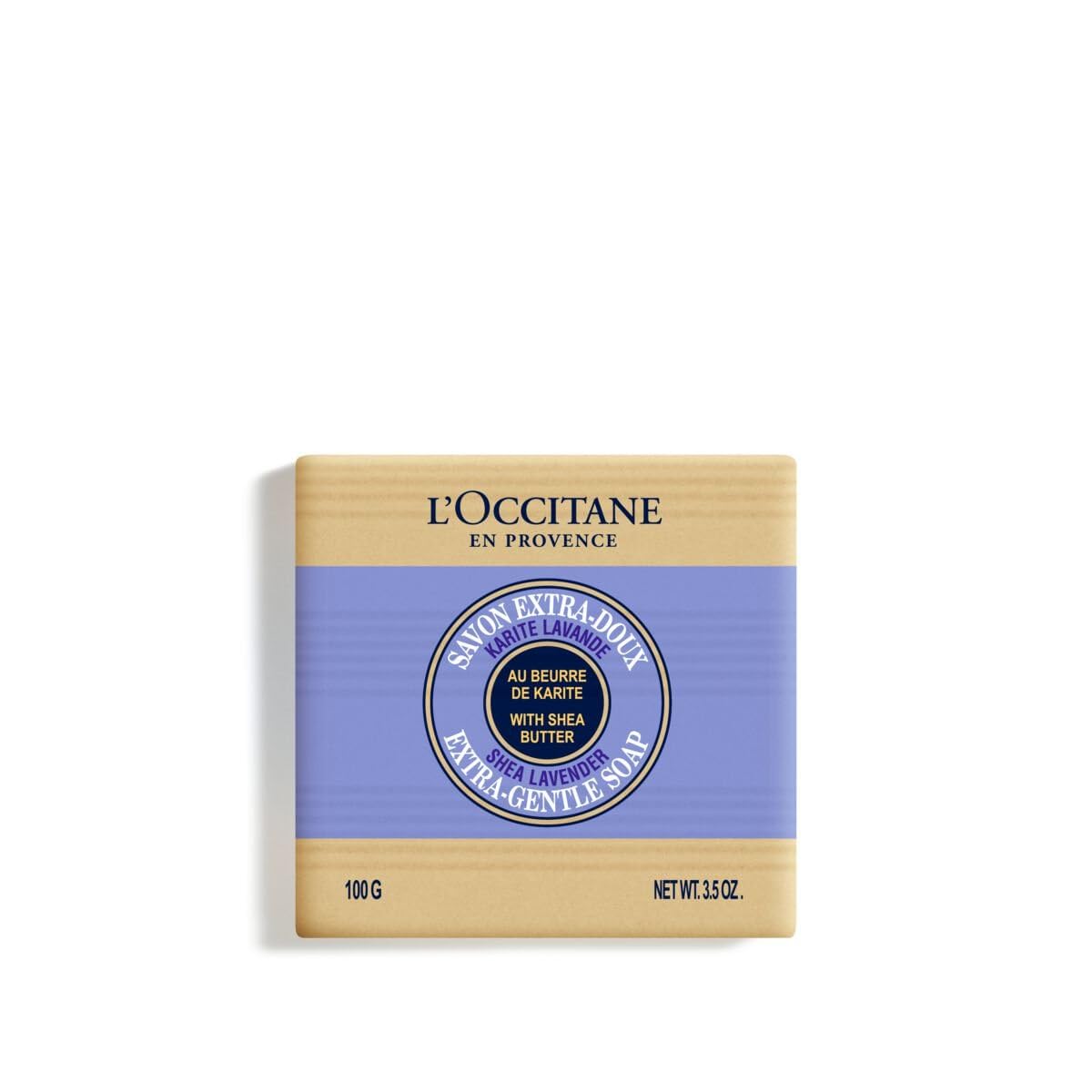 L'OCCITANE Shea Lavender Extra-Gentle Soap front view