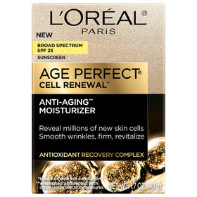 L'Oreal Paris Age Perfect Cell Renewal Day Moisturizer with packaging