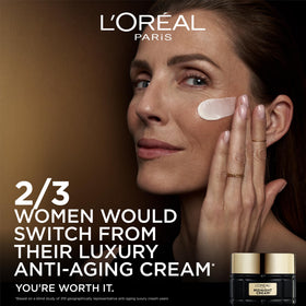 L'Oreal Paris Age Perfect Midnight Cream on a nightstand