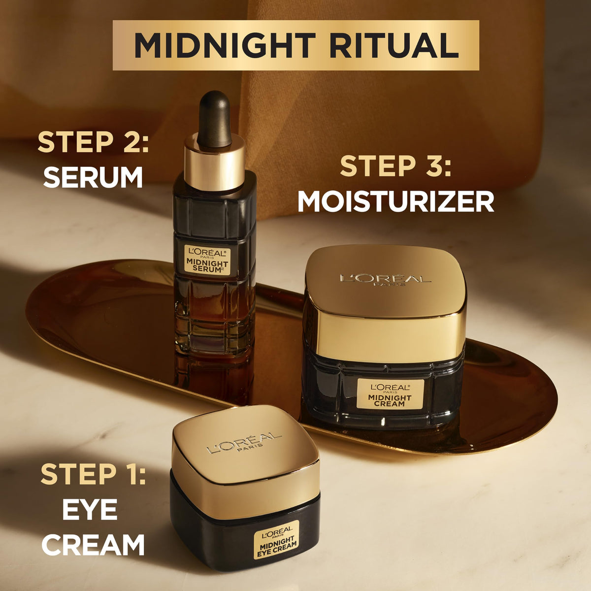 L'Oreal Paris Age Perfect Midnight Eye Cream in lifestyle setting