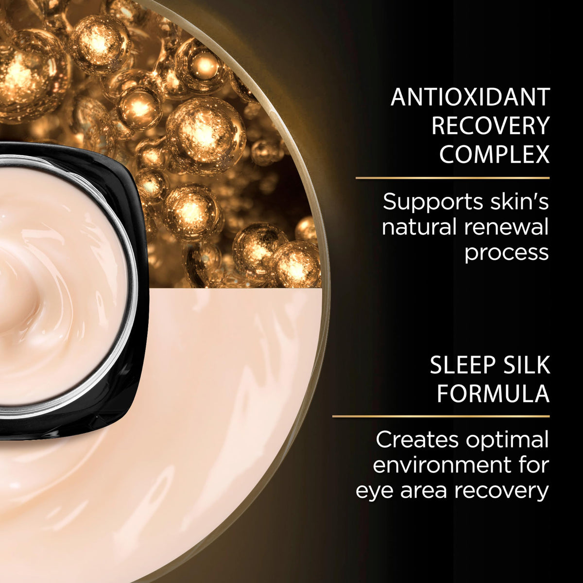 L'Oreal Paris Age Perfect Midnight Eye Cream texture close-up