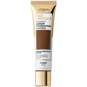 L'Oreal Paris Age Perfect Radiant Serum Foundation Espresso front view