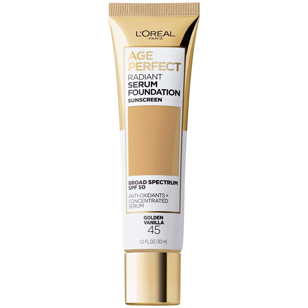 L'Oreal Paris Age Perfect Radiant Serum Foundation Golden Vanilla front view