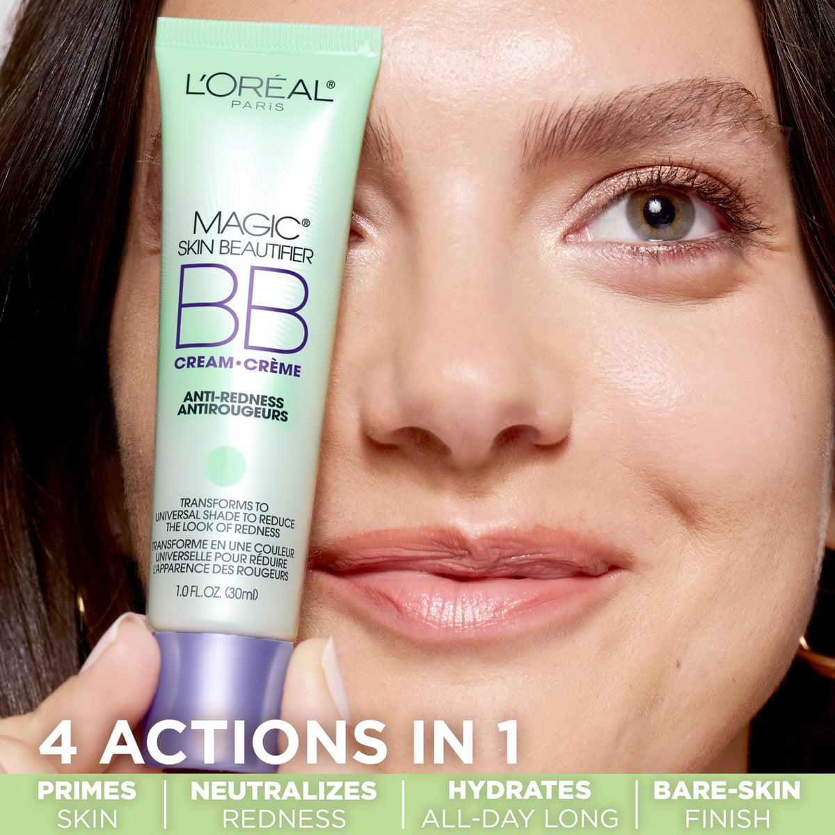 L'Oreal Paris BB Cream back view with ingredient details