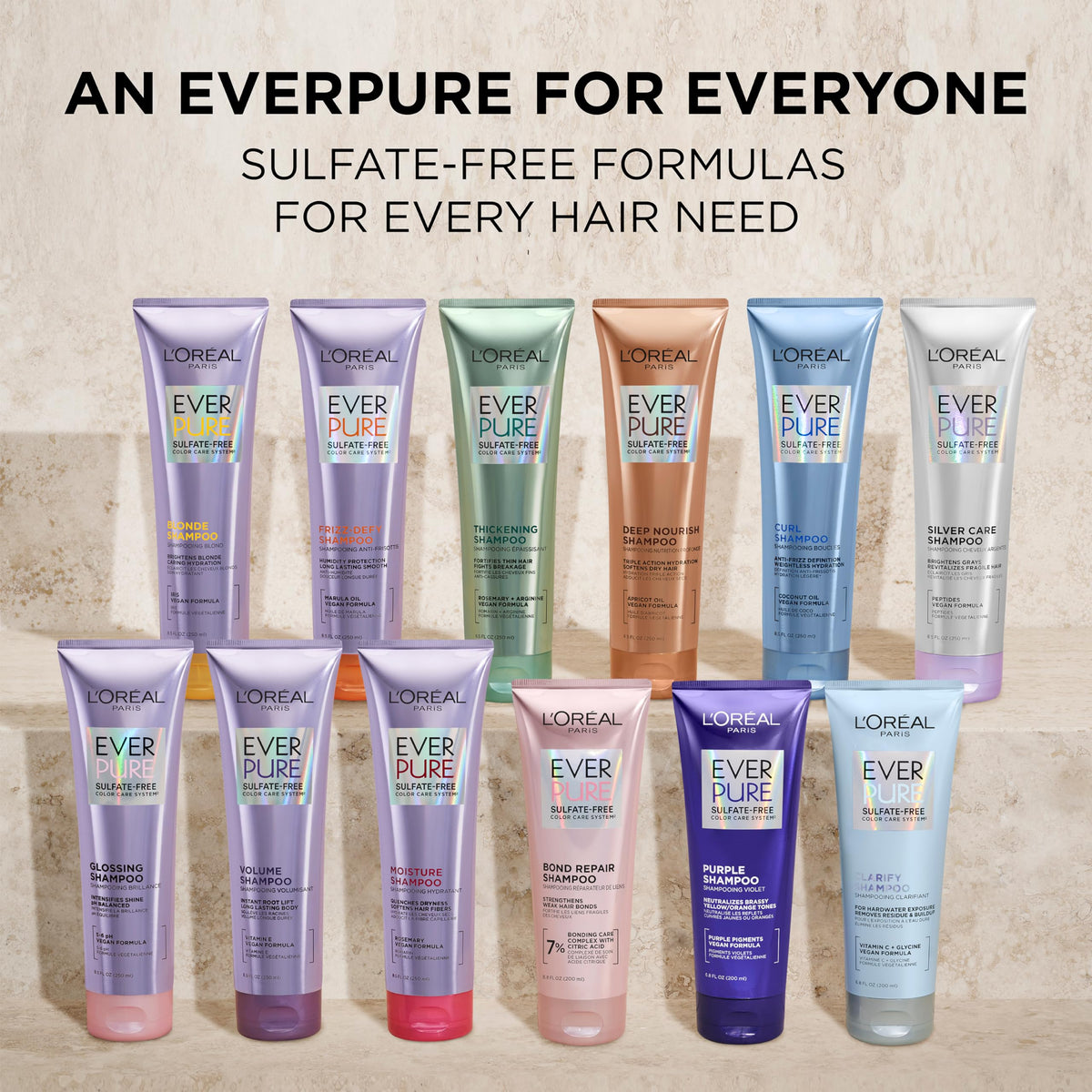 L'Oreal Paris Blonde Shampoo lathering in hands