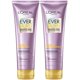 L'Oreal Paris Blonde Sulfate Free Shampoo and Conditioner front view
