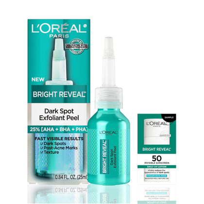 L'Oreal Paris Bright Reveal Dark Spot Exfoliant Peel 100g front view