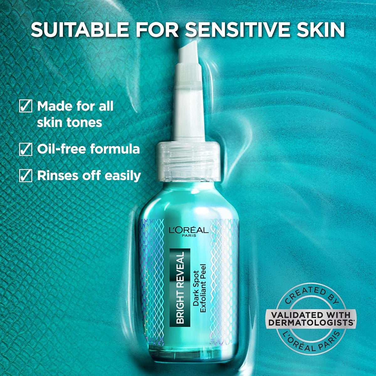 L'Oreal Paris Bright Reveal Dark Spot Exfoliant Peel texture close-up