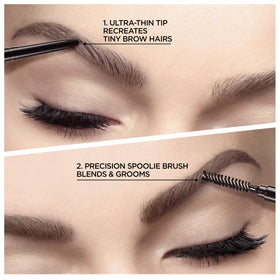 L'Oreal Paris Brow Definer Waterproof Eyebrow Pencil showing ultra-fine tip