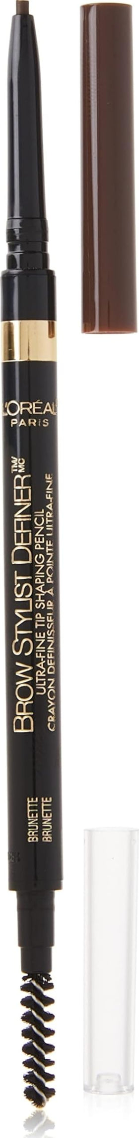 L'Oreal Paris Brow Stylist Definer Eyebrow Pencil Brunette front view