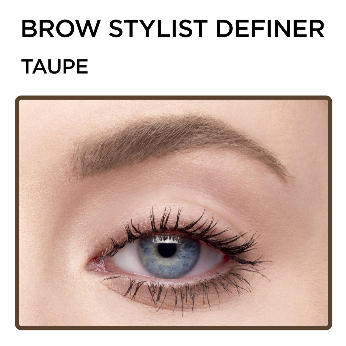 L'Oreal Paris Brow Stylist Definer Eyebrow Pencil Taupe packaging