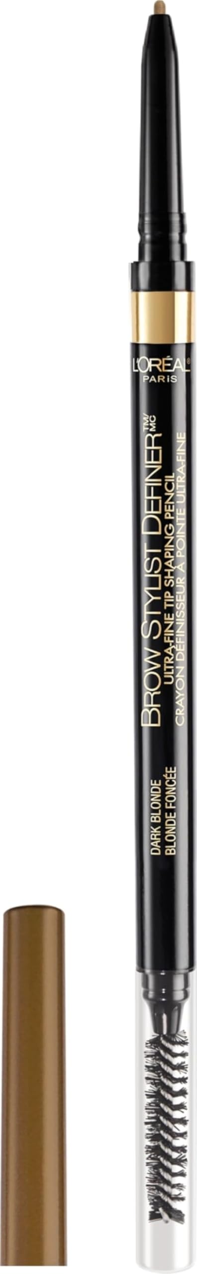 L'Oreal Paris Brow Stylist Definer Waterproof Eyebrow Pencil in Dark Blonde front view