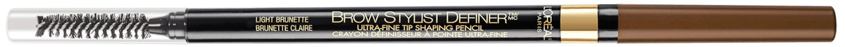 L'Oreal Paris Brow Stylist Definer Waterproof Eyebrow Pencil Light Brunette front view