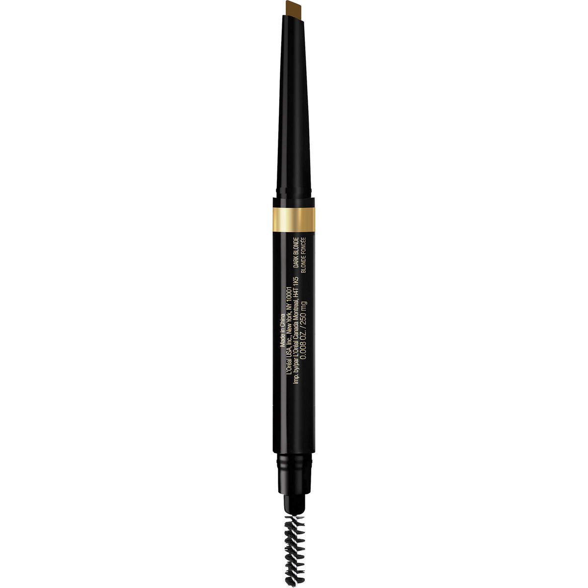 L'Oreal Paris Brow Stylist Shape & Fill Pencil Dark Blonde front view