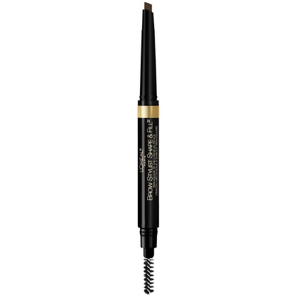 L'Oreal Paris Brow Stylist Shape & Fill Pencil in Dark Brunette front view
